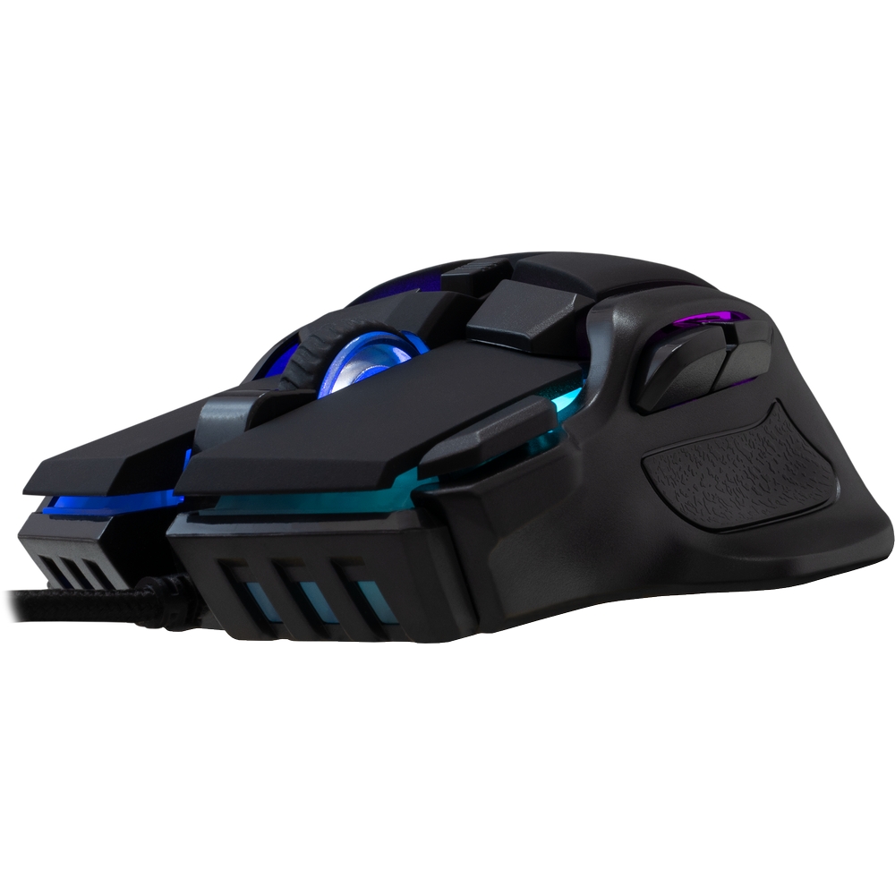 Mysz gamingowa RGB Baracuda PIRANHA czarna